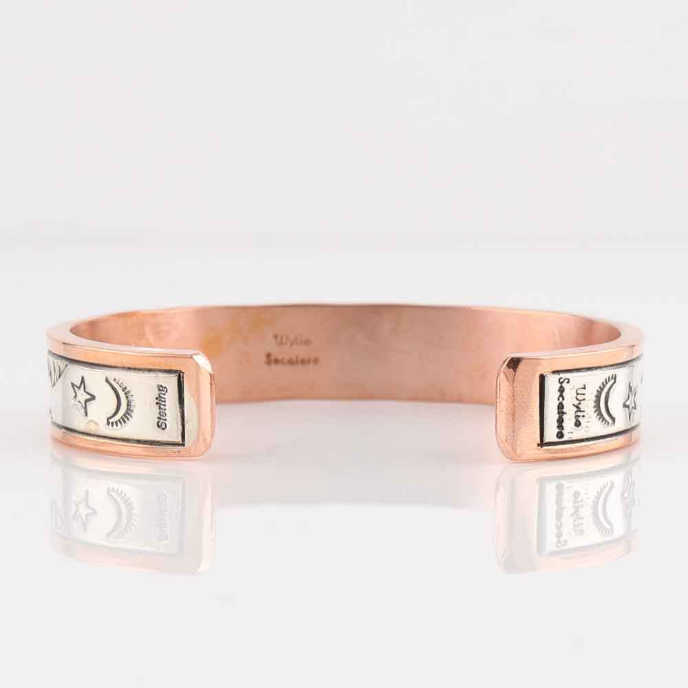 Silver on Copper Cuff