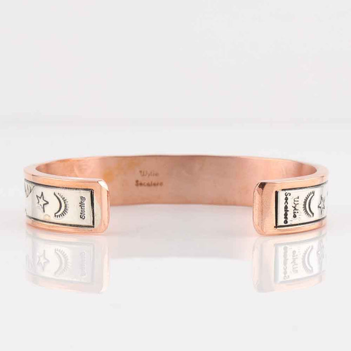 Silver on Copper Cuff