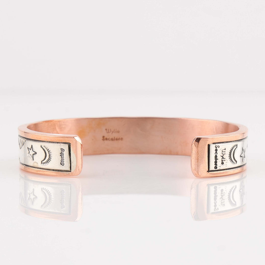 Silver on Copper Cuff