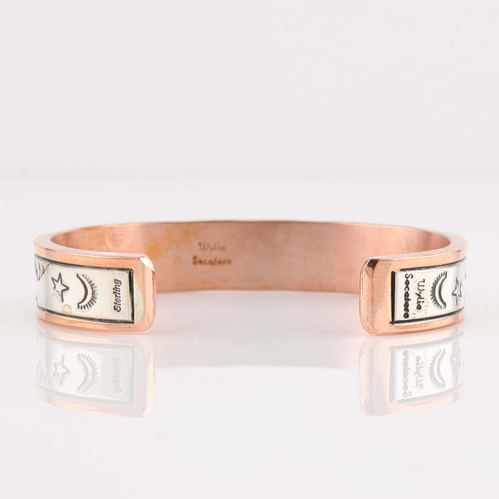 Silver on Copper Cuff