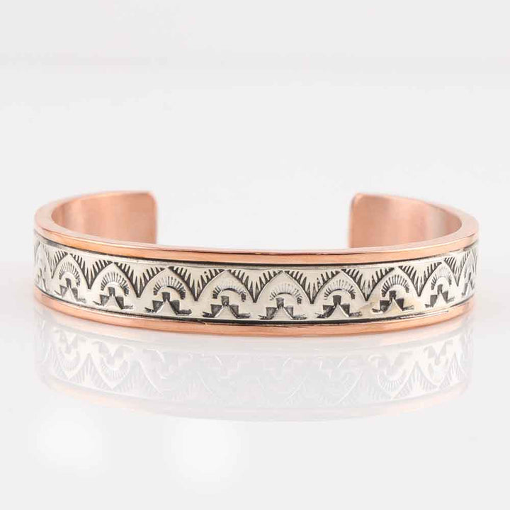 Silver on Copper Cuff
