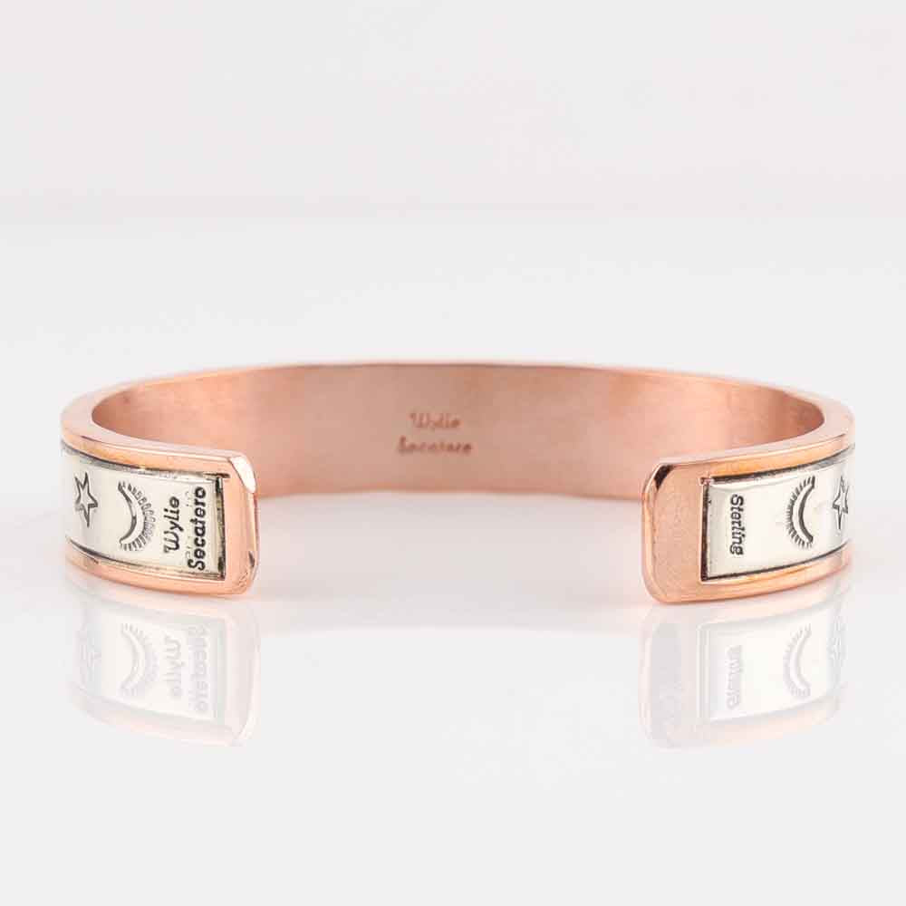 Silver on Copper Cuff