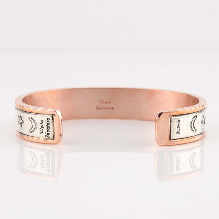 Silver on Copper Cuff