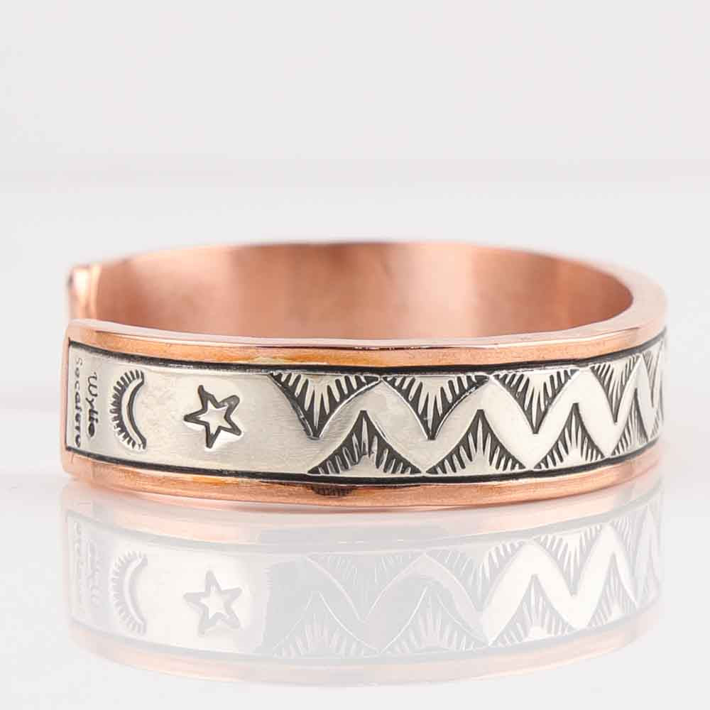 Silver on Copper Cuff
