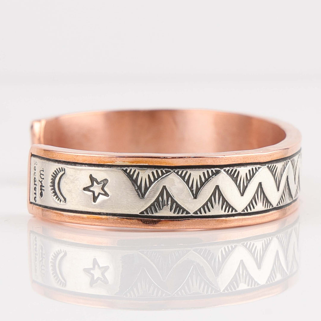 Silver on Copper Cuff