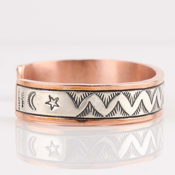Silver on Copper Cuff