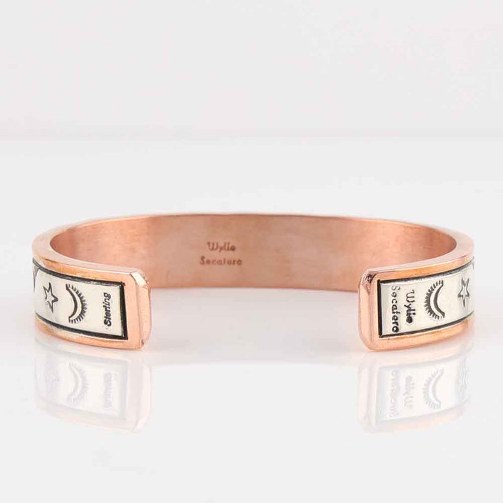 Silver on Copper Cuff