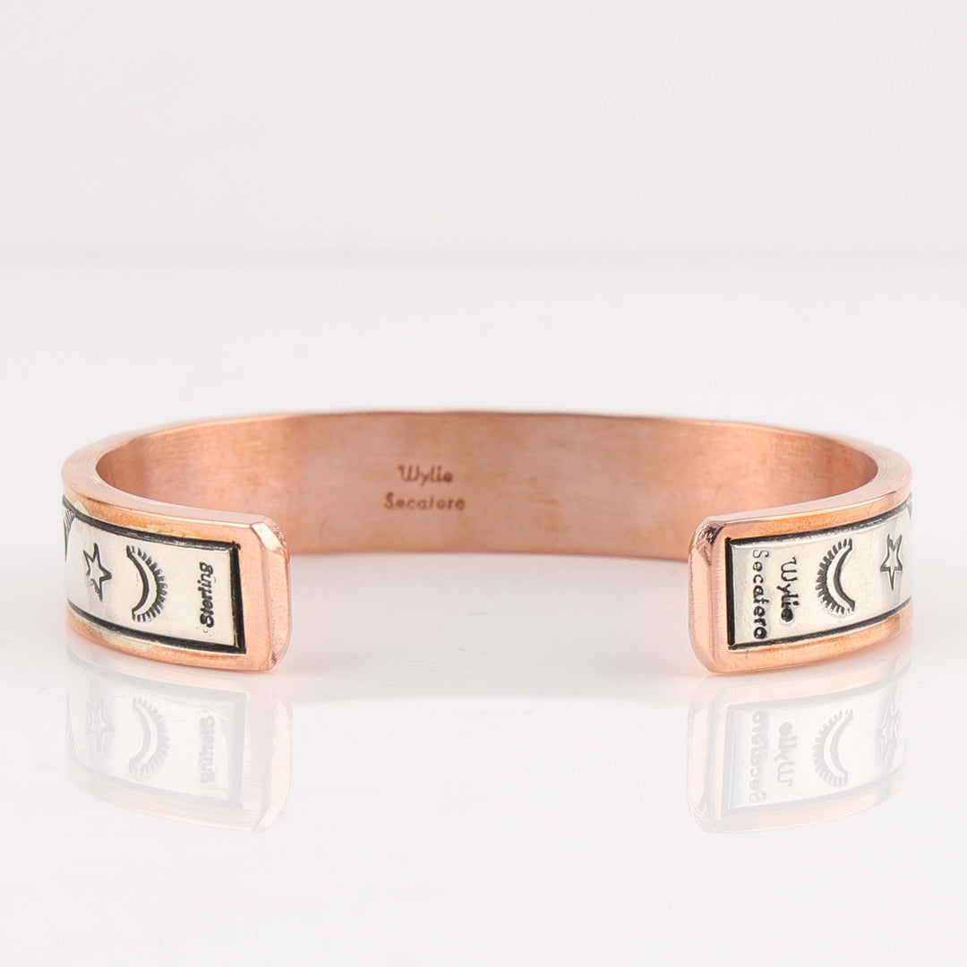 Silver on Copper Cuff