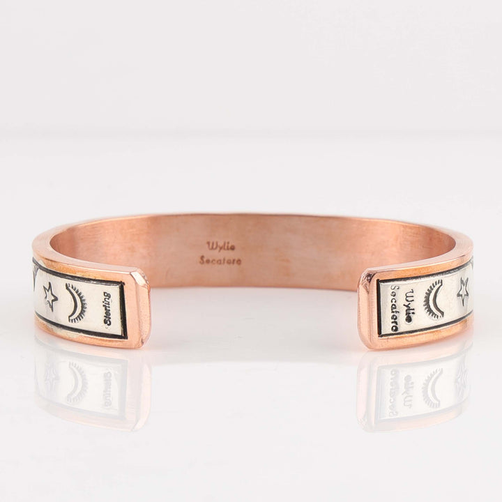 Silver on Copper Cuff