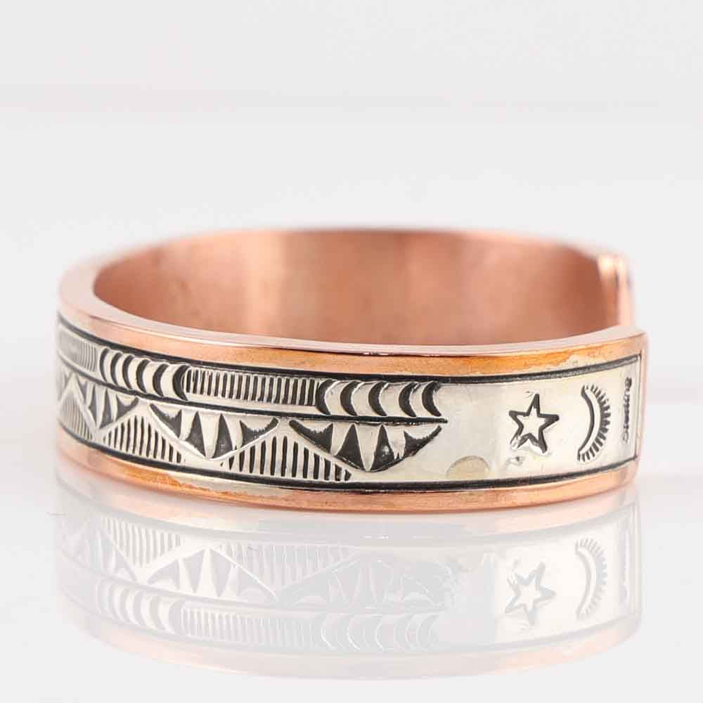 Silver on Copper Cuff