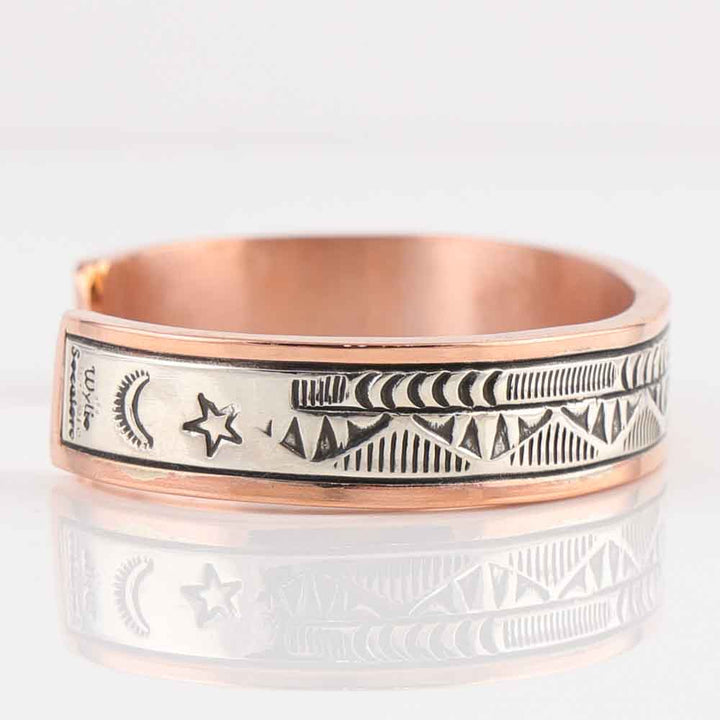 Silver on Copper Cuff