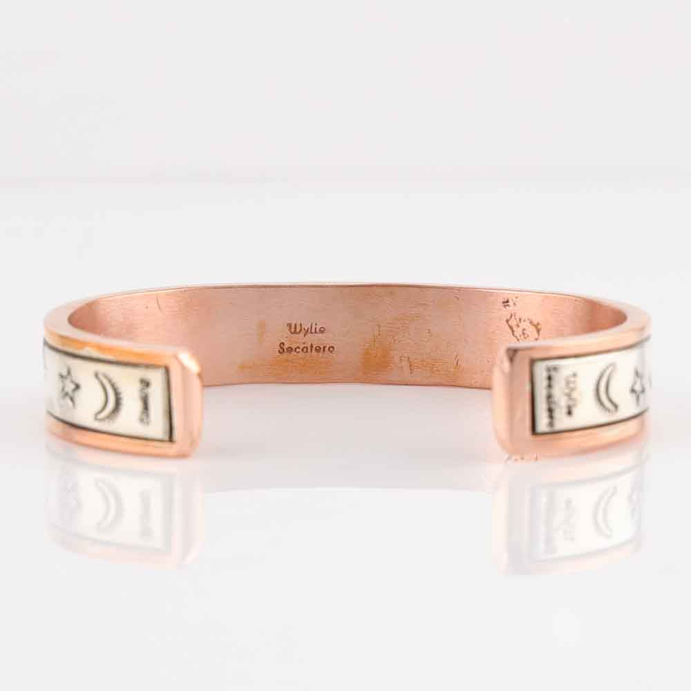 Silver on Copper Cuff