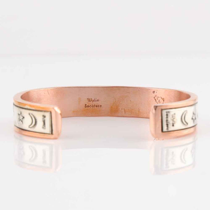 Silver on Copper Cuff