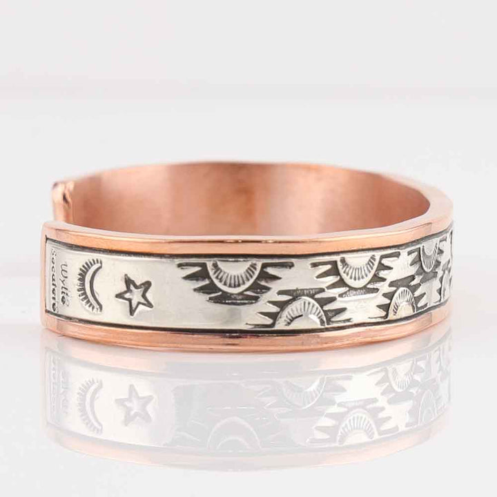 Silver on Copper Cuff