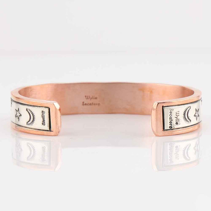 Silver on Copper Cuff