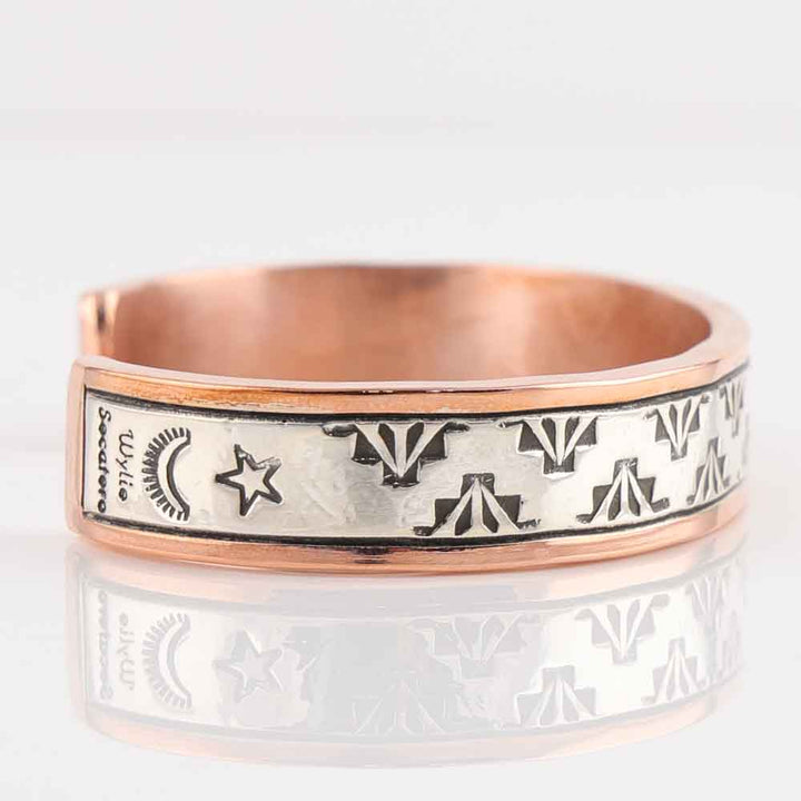 Silver on Copper Cuff