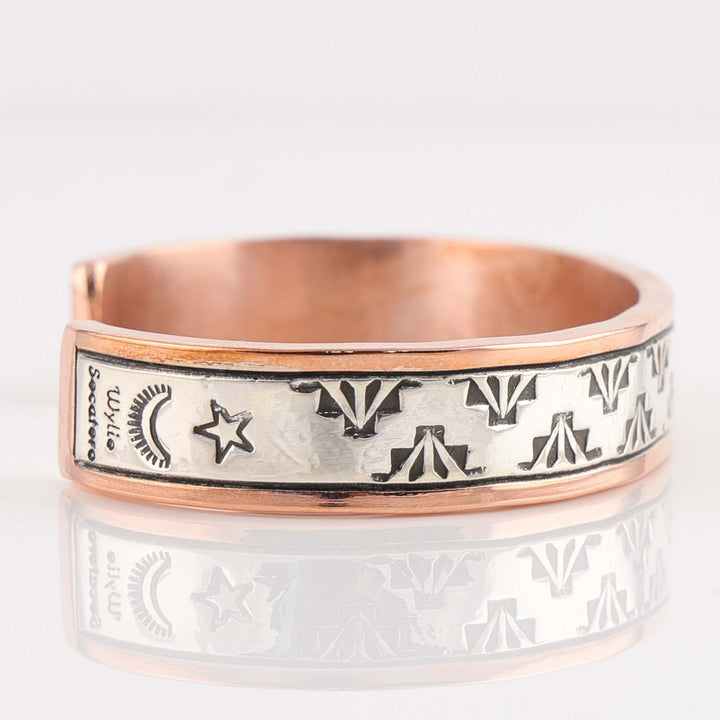 Silver on Copper Cuff
