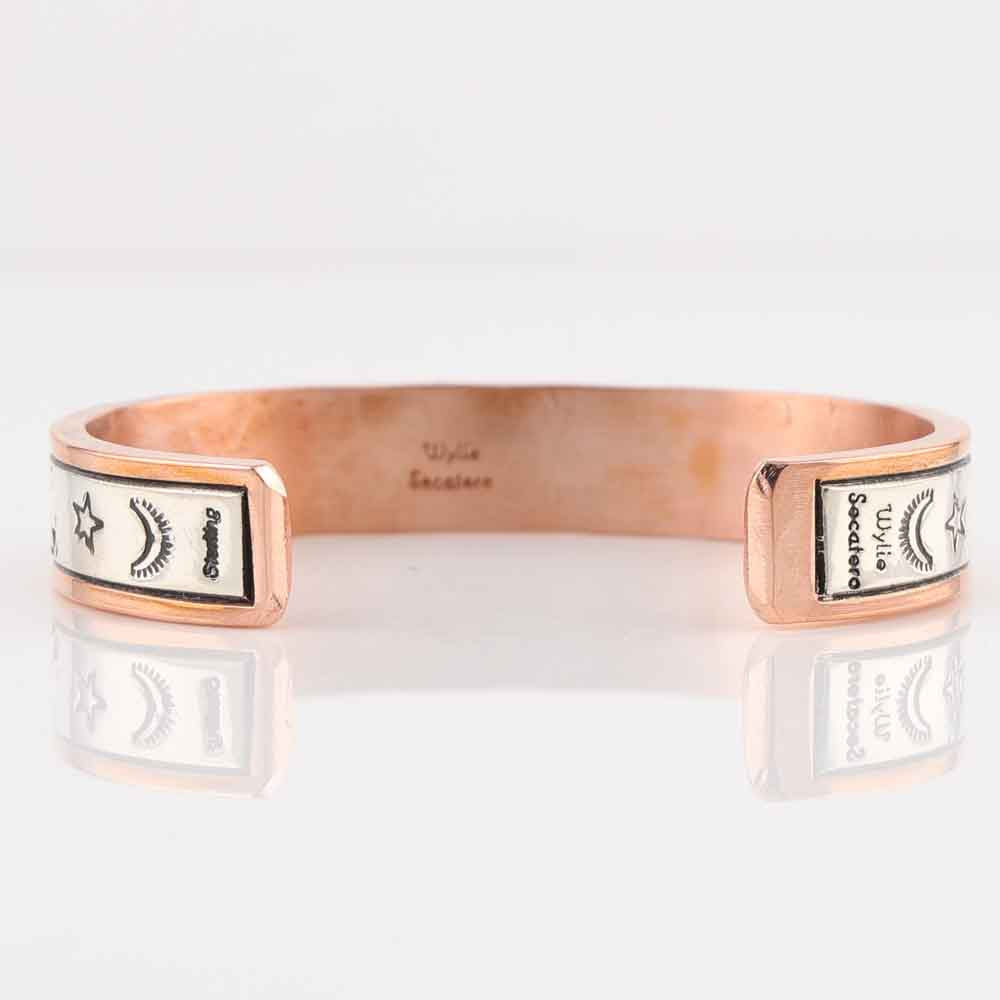 Silver on Copper Cuff