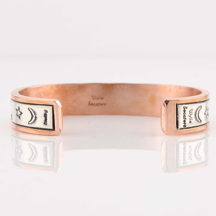 Silver on Copper Cuff