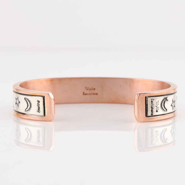 Silver on Copper Cuff