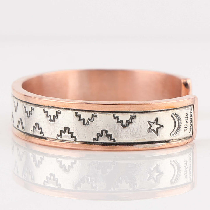 Silver on Copper Cuff