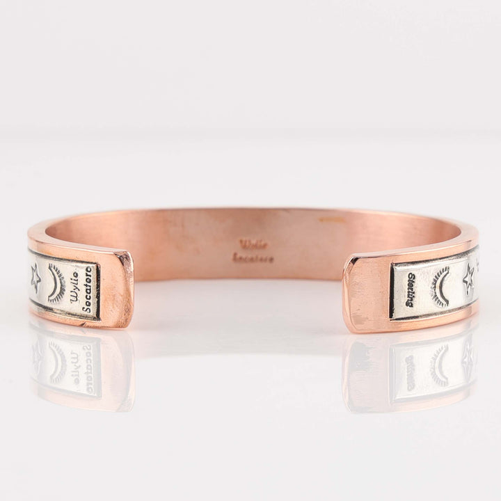 Silver on Copper Cuff