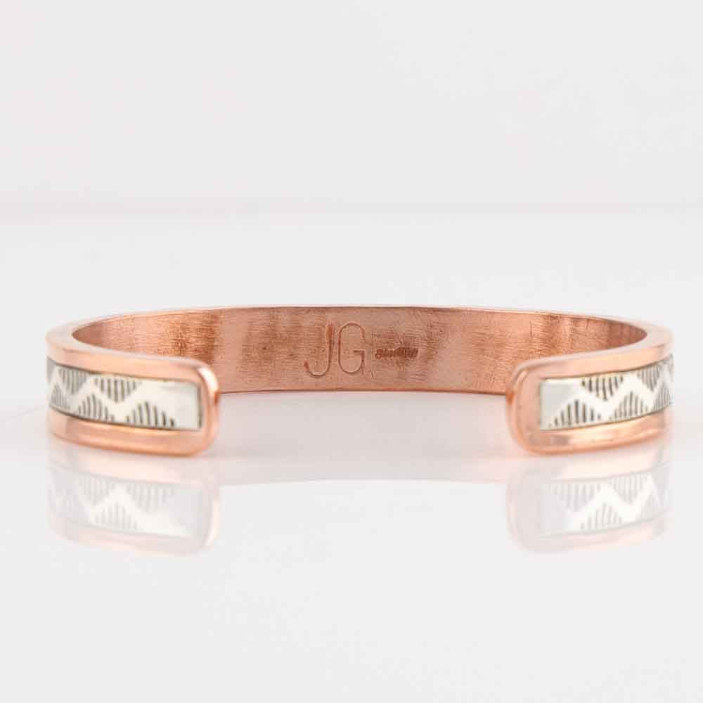 Silver on Copper Cuff