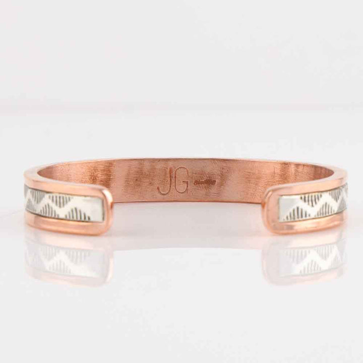 Silver on Copper Cuff