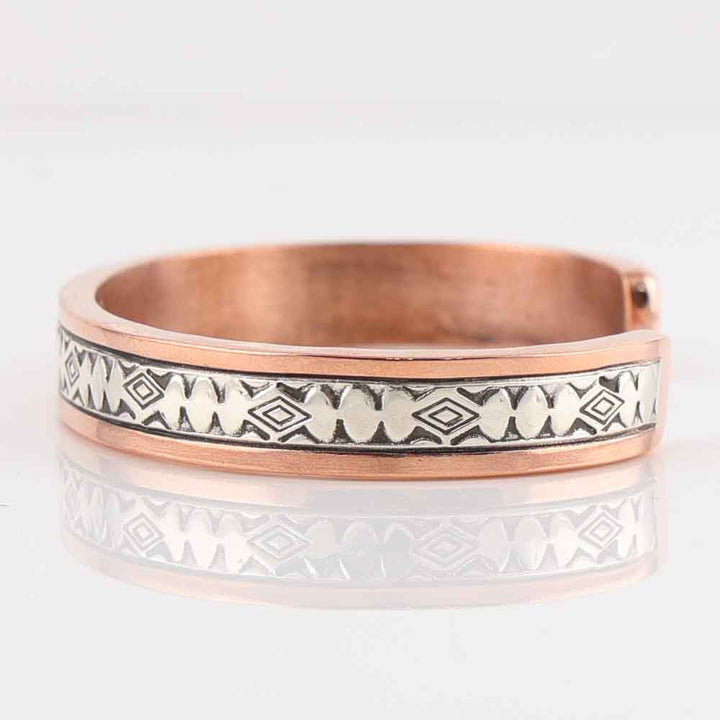 Silver on Copper Cuff