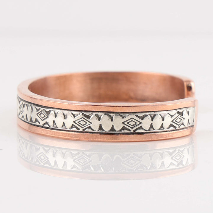 Silver on Copper Cuff