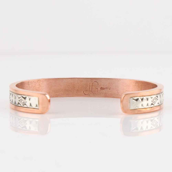 Silver on Copper Cuff