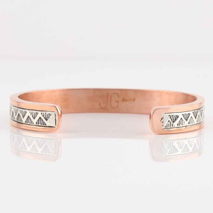 Silver on Copper Cuff