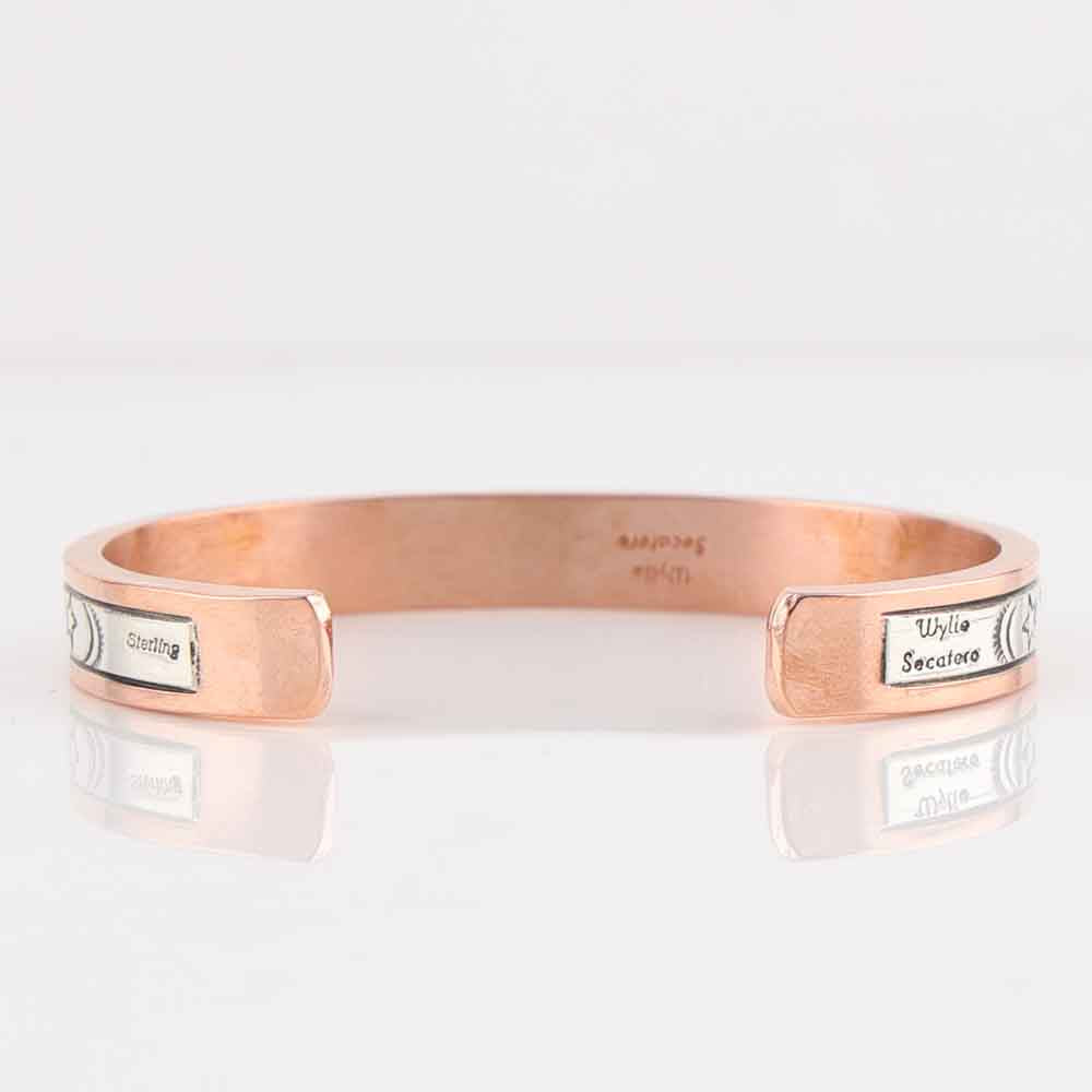 Silver on Copper Cuff