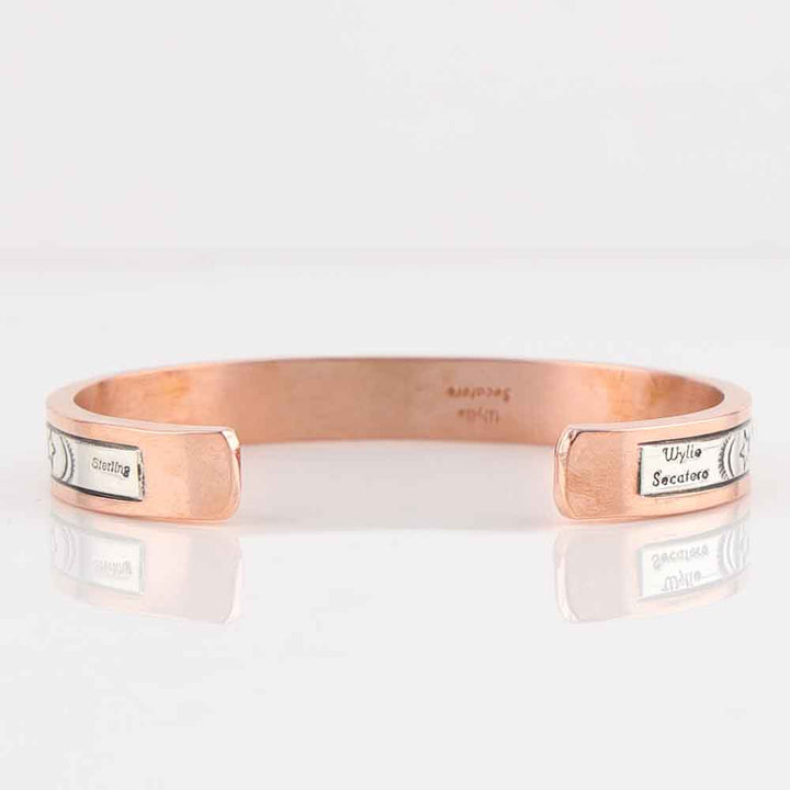 Silver on Copper Cuff