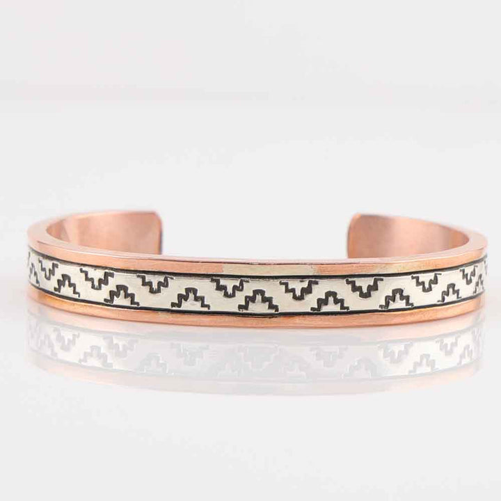 Silver on Copper Cuff