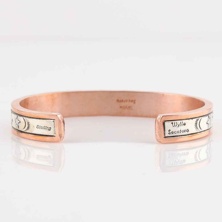 Silver on Copper Cuff