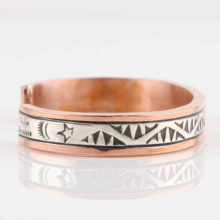 Silver on Copper Cuff