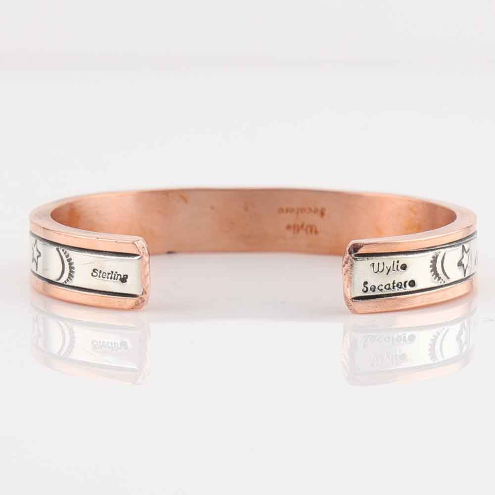 Silver on Copper Cuff