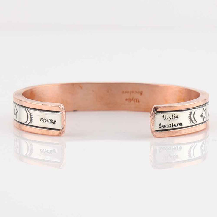 Silver on Copper Cuff