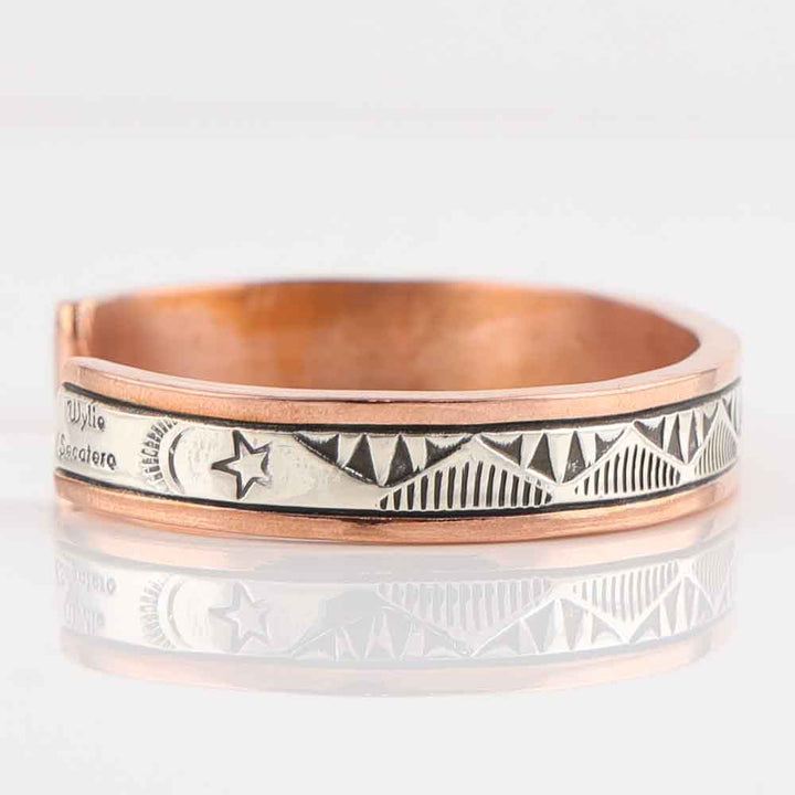 Silver on Copper Cuff