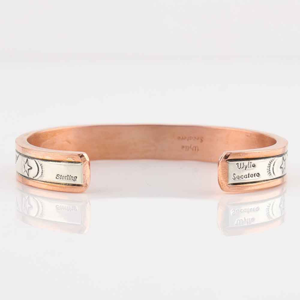Silver on Copper Cuff