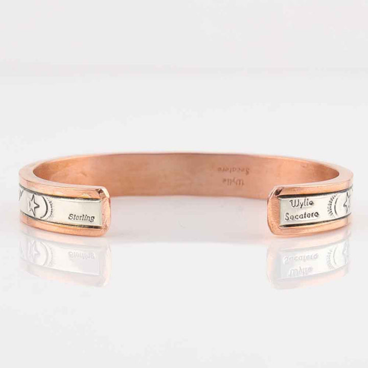 Silver on Copper Cuff