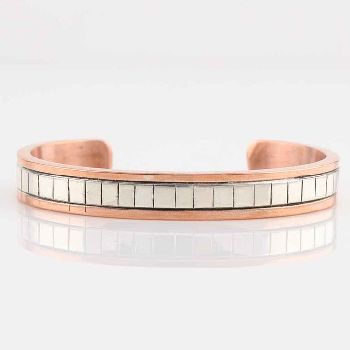 Silver on Copper Cuff