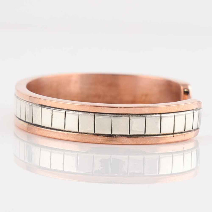 Silver on Copper Cuff