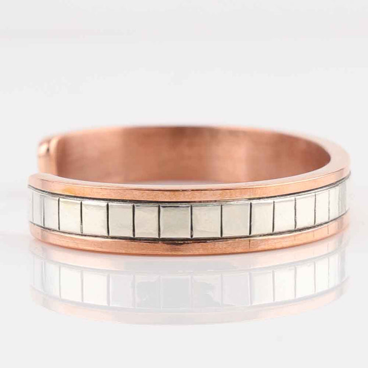 Silver on Copper Cuff