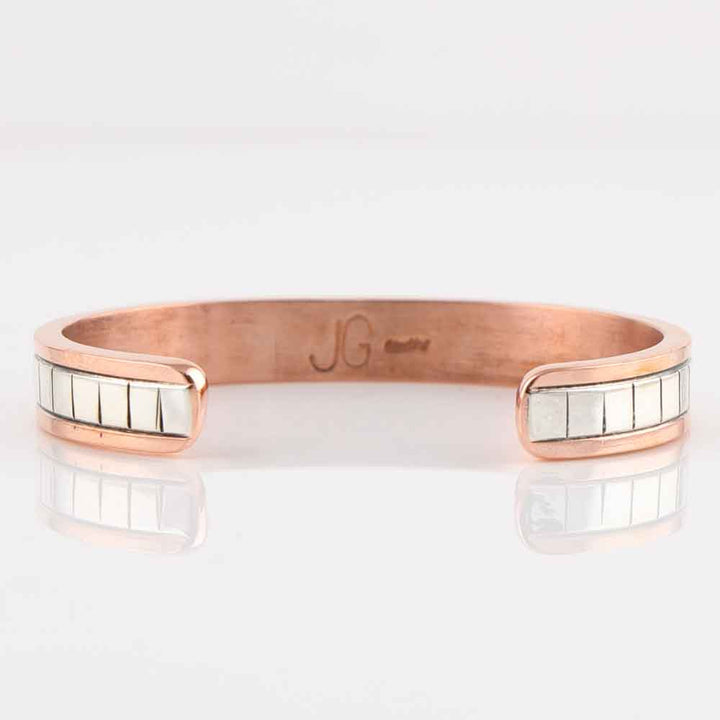 Silver on Copper Cuff