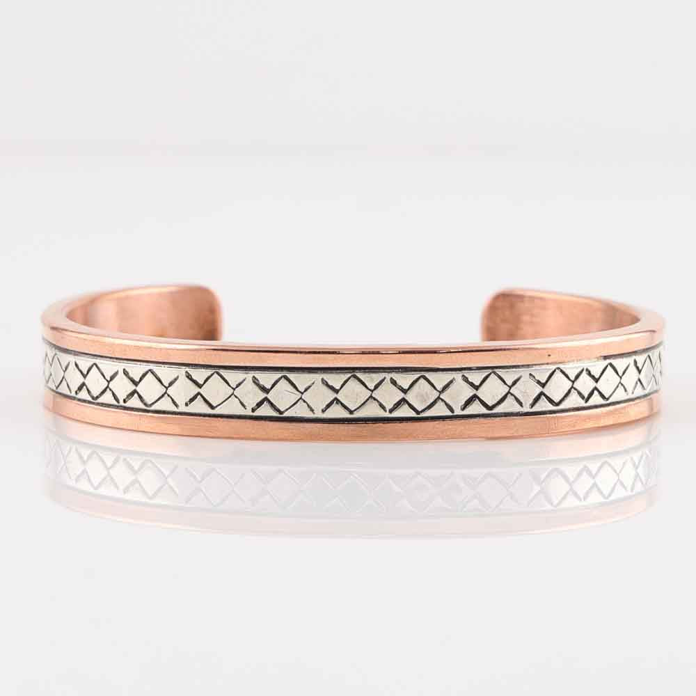 Silver on Copper Cuff