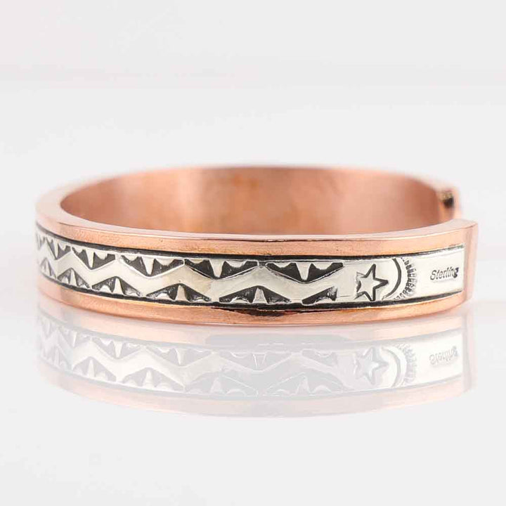 Silver on Copper Cuff
