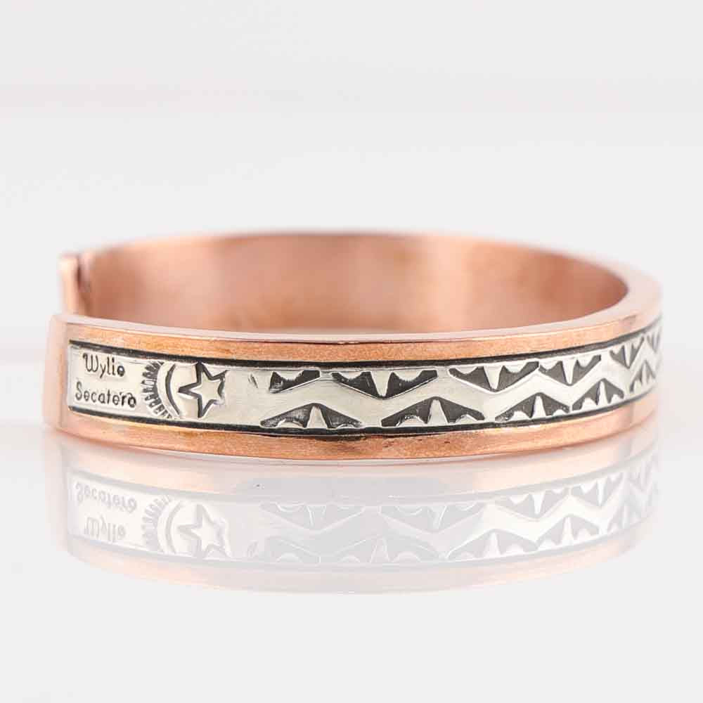 Silver on Copper Cuff