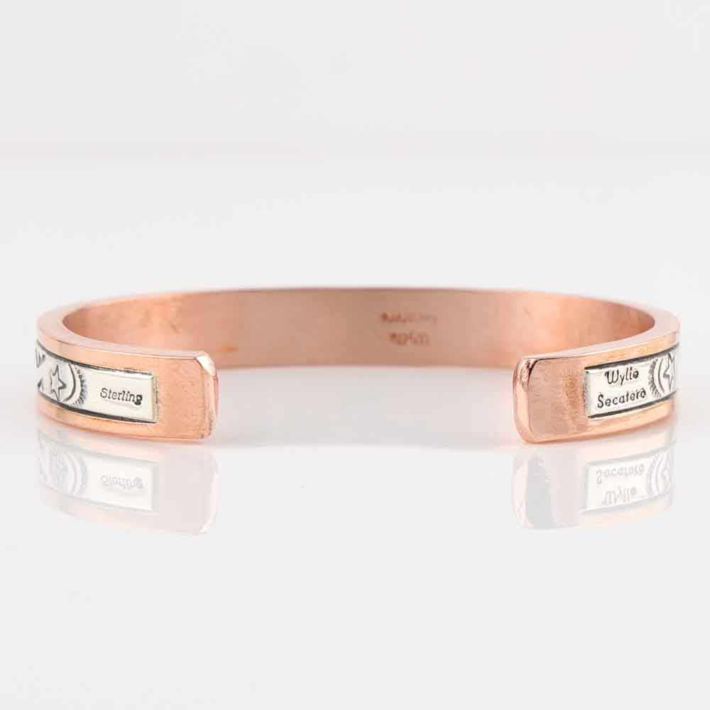 Silver on Copper Cuff
